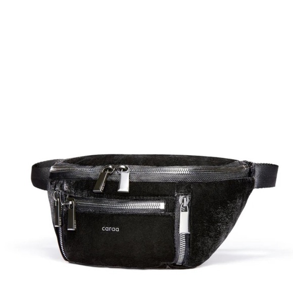 FREE  PEOPLE x CARAA Velvet Sling Bag - Picture 2 of 10